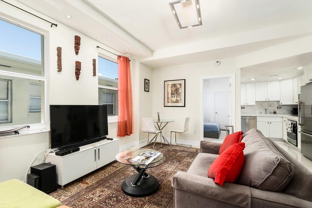Two Bedroom Two Bath Apartment 2 Block To Beach Miami Beach Exteriör bild